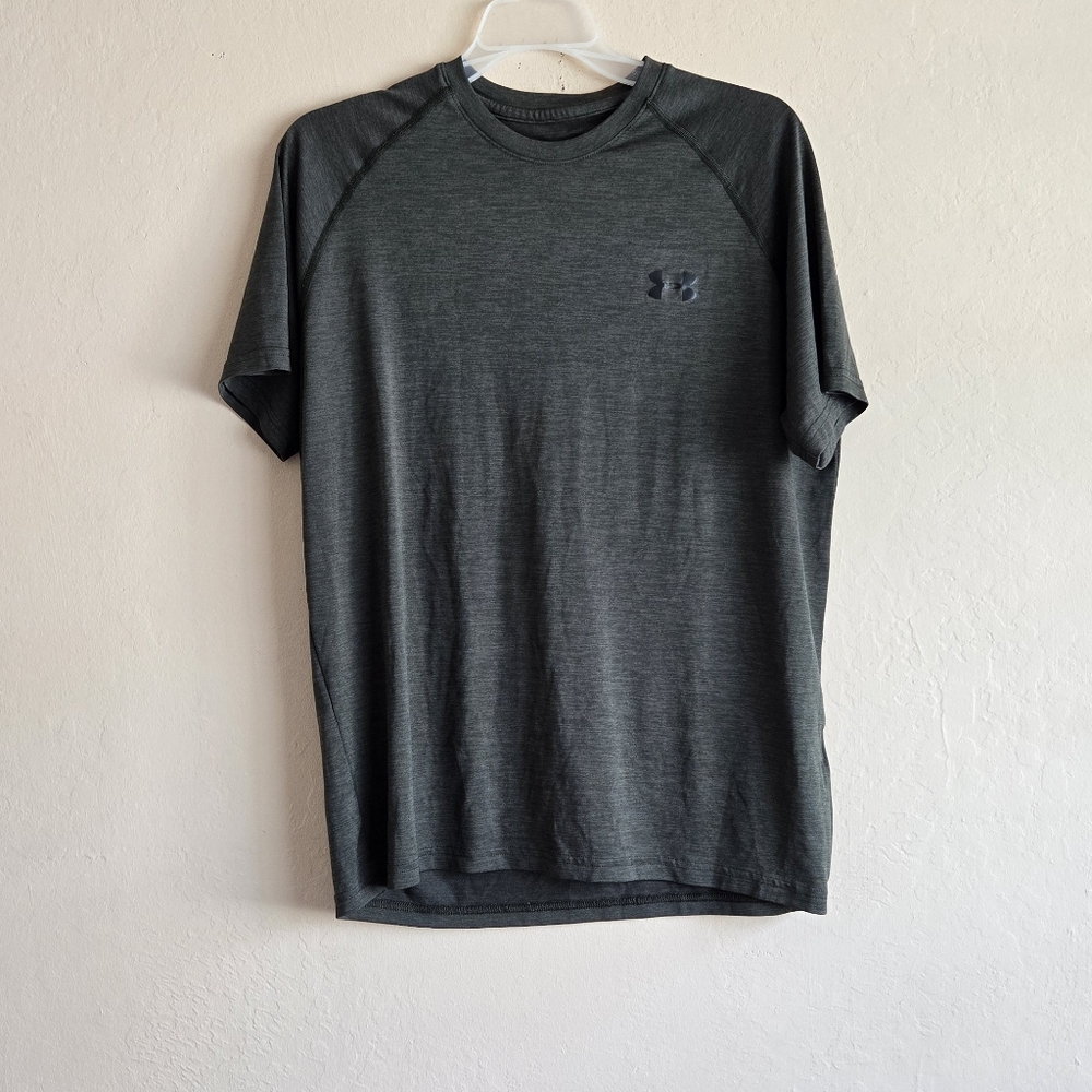 Under Armour Men's Tech Tee Army Green Short Sleeve T-Shirt Heatgear Size M